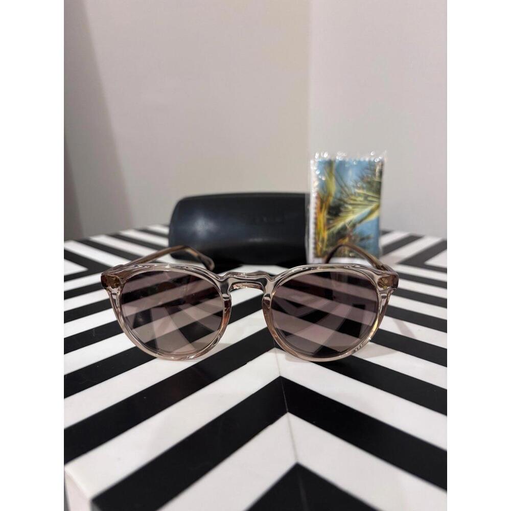 RAEN Wiley Polarized Sunglasses Crystal Rose Frame w/ Case & Cloth NEW
